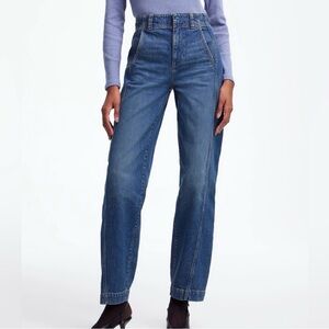 Madewell Tapered Denim Trousers/Concho Wash/Size 25